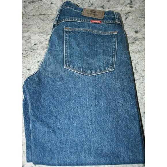Wrangler Mens Jeans Regular Fit Cotton 